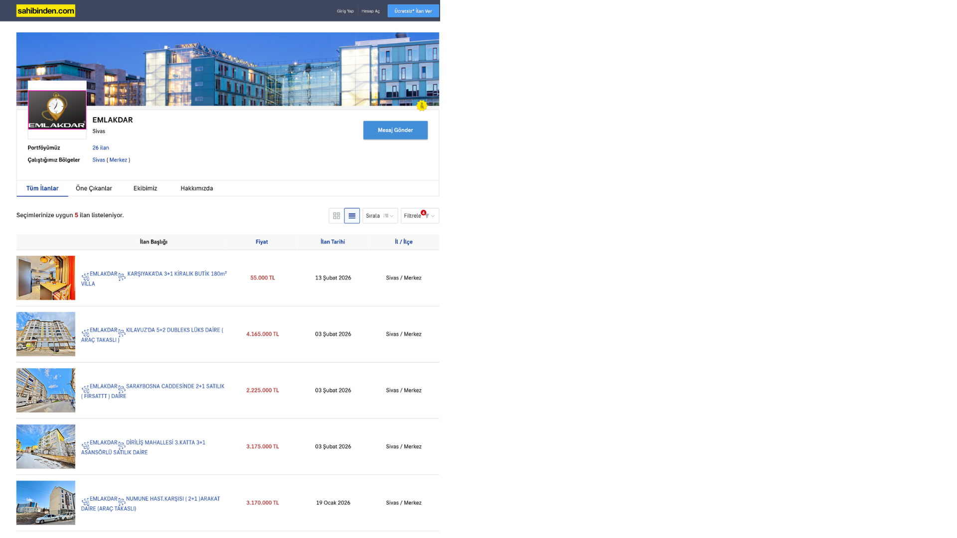 GÜNCEL İLANLARIMIZ